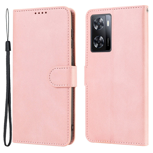 PU Leather Case for Oppo A57 4G / A77 4G / A57s 4G / A57e 4G / A77s 4G / OnePlus Nord N20 SE 4G , Wallet Stand Flip Phone Cover