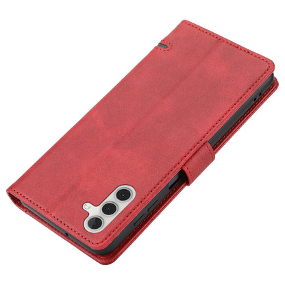 For Samsung Galaxy A24 4G Shockproof Phone Case Horizontal Line Leather Case Stand Wallet Cover
