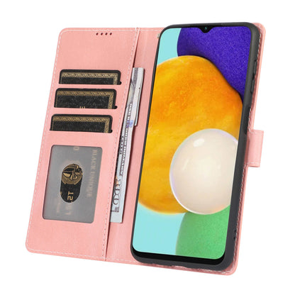Stand Wallet Case for Samsung Galaxy M13 5G Drop Resistant PU Leather Phone Cover with Strap