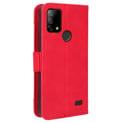 For Vodafone Smart T23 Wallet Phone Case Multiple Card Slots Phone Shell Leather Flip Cover with Stand