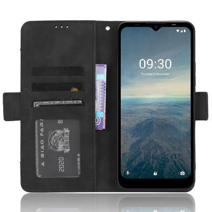 For Vodafone Smart T23 Wallet Phone Case Multiple Card Slots Phone Shell Leather Flip Cover with Stand