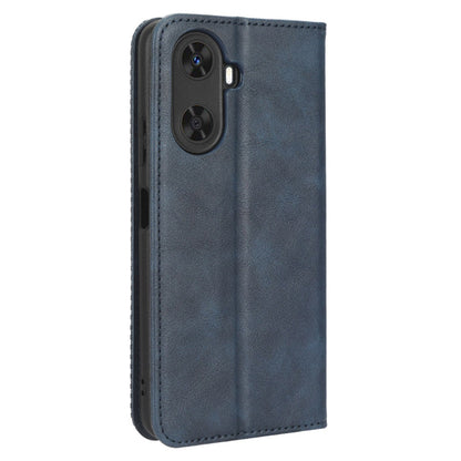 Retro Phone Cover for Huawei Enjoy 60 Magnetic PU Leather Stand Cell Phone Wallet Case