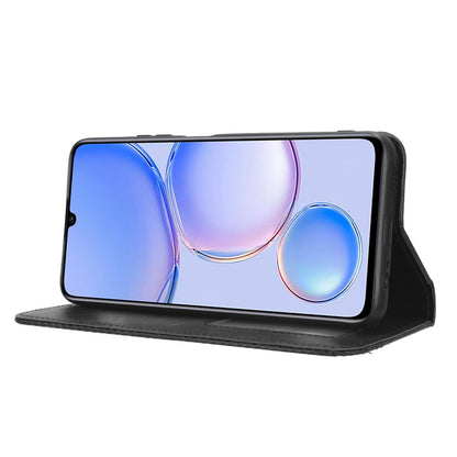 Retro Phone Cover for Huawei Enjoy 60 Magnetic PU Leather Stand Cell Phone Wallet Case