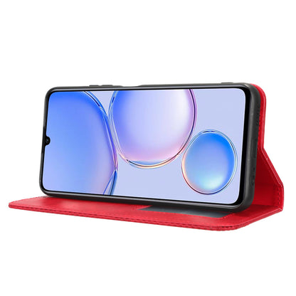 Retro Phone Cover for Huawei Enjoy 60 Magnetic PU Leather Stand Cell Phone Wallet Case