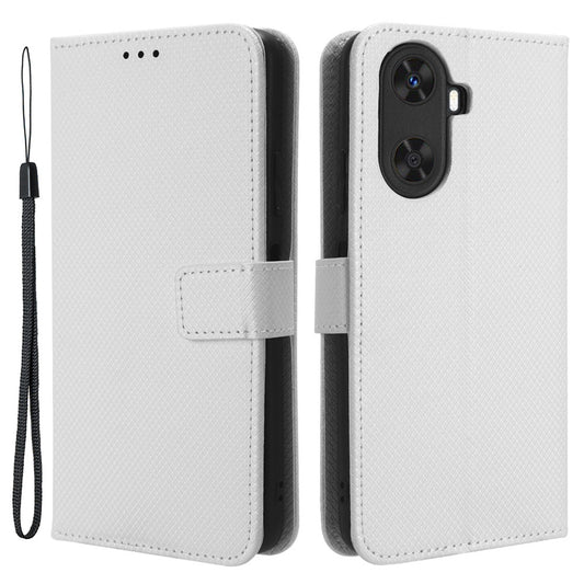 Protective Cover for Huawei Enjoy 60 Diamond Texture PU Leather Flip Case Wallet Phone Case