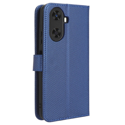 Protective Cover for Huawei Enjoy 60 Diamond Texture PU Leather Flip Case Wallet Phone Case