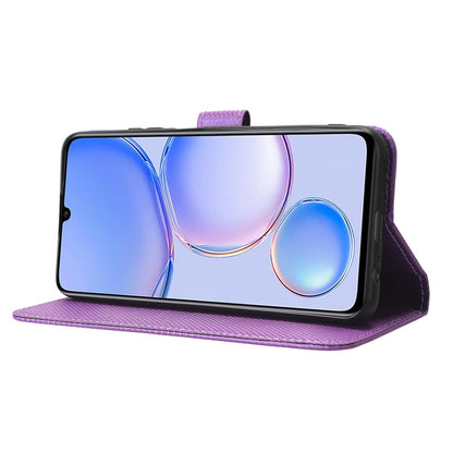 Protective Cover for Huawei Enjoy 60 Diamond Texture PU Leather Flip Case Wallet Phone Case