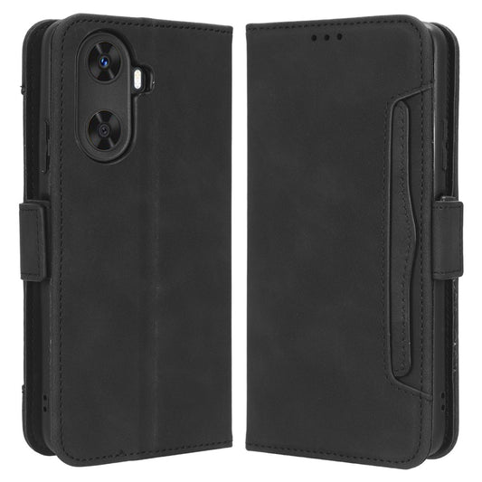 For Huawei Enjoy 60 Wallet Phone Case Leather Flip Cover Multiple Card Slots Phone Shell with Stand