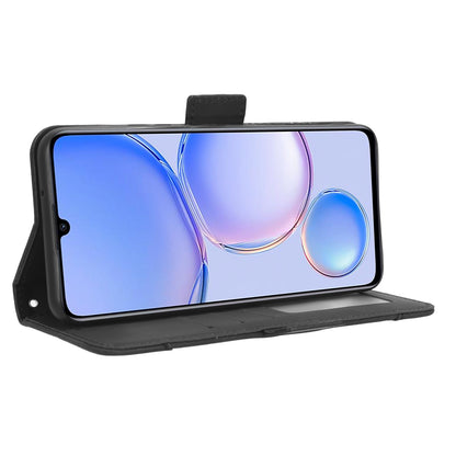 For Huawei Enjoy 60 Wallet Phone Case Leather Flip Cover Multiple Card Slots Phone Shell with Stand