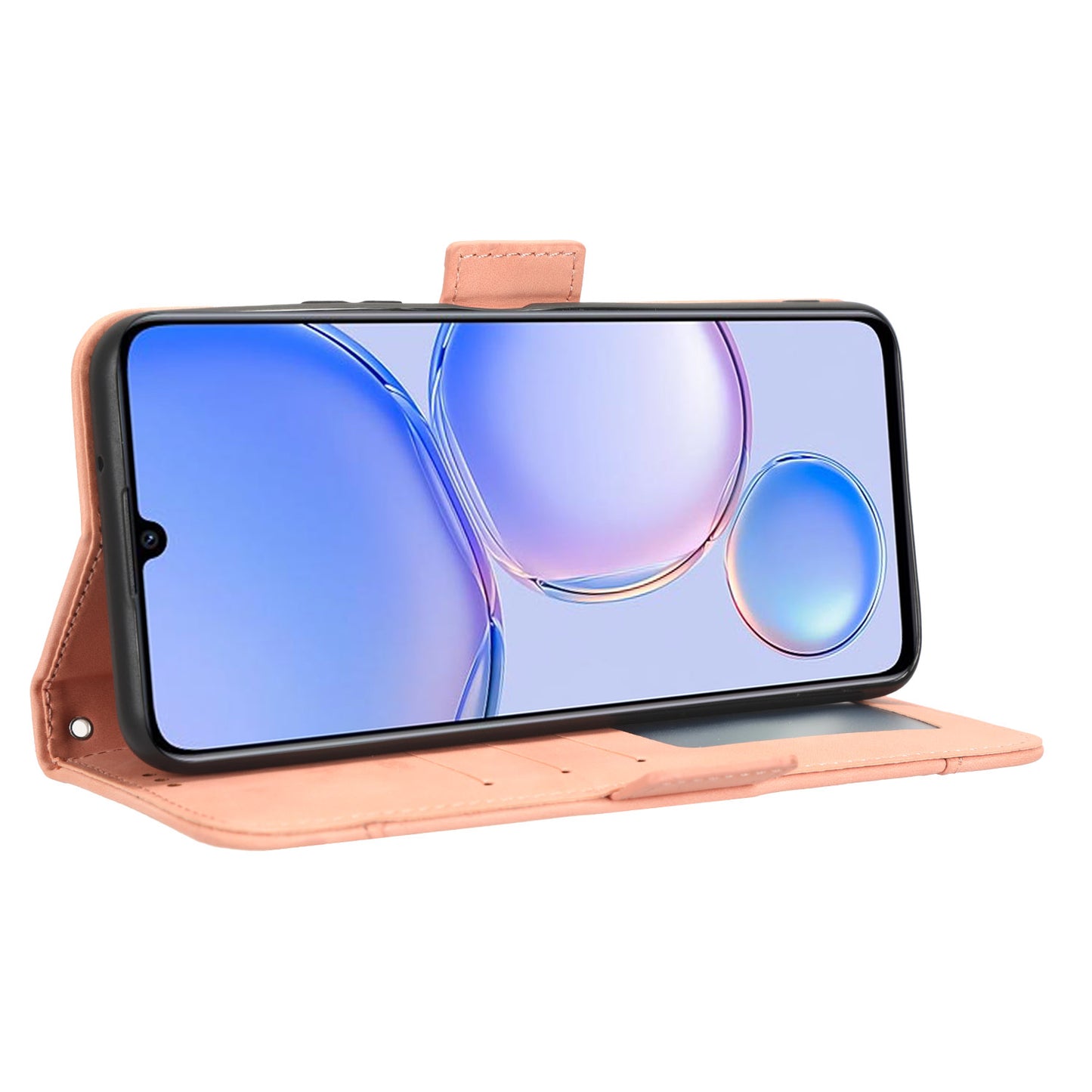 For Huawei Enjoy 60 Wallet Phone Case Leather Flip Cover Multiple Card Slots Phone Shell with Stand