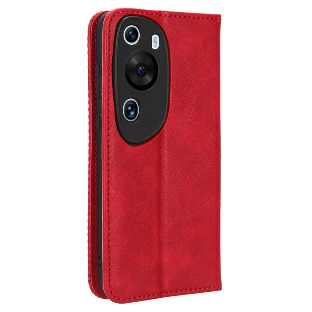 Retro Wallet Phone Case for Huawei P60 Art PU Leather Flip Cover Cell Phone Shell with Stand