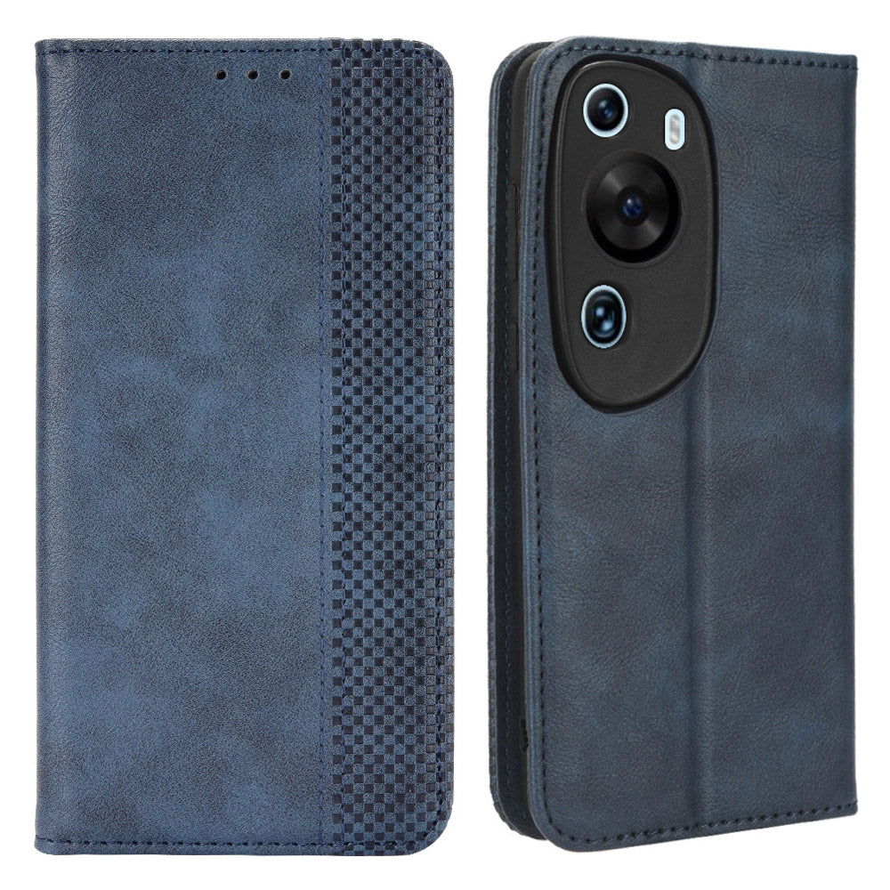 Retro Wallet Phone Case for Huawei P60 Art PU Leather Flip Cover Cell Phone Shell with Stand