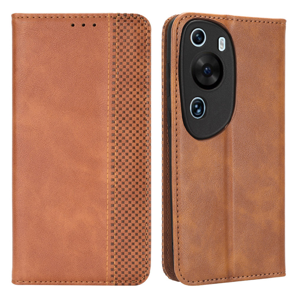 Retro Wallet Phone Case for Huawei P60 Art PU Leather Flip Cover Cell Phone Shell with Stand