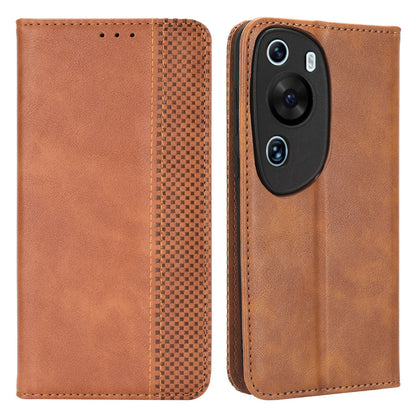 Retro Wallet Phone Case for Huawei P60 Art PU Leather Flip Cover Cell Phone Shell with Stand