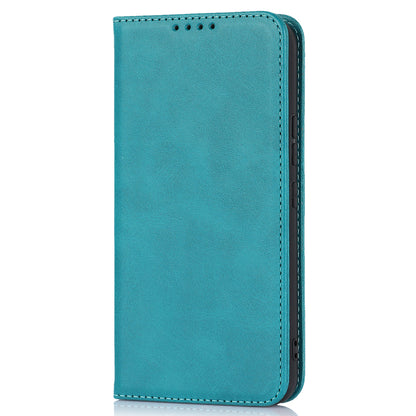PU Leather Folio Flip Cover for Samsung Galaxy A54 5G Wallet Phone Case Calf Texture Shockproof Case