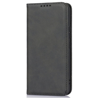 PU Leather Folio Flip Cover for Samsung Galaxy A54 5G Wallet Phone Case Calf Texture Shockproof Case