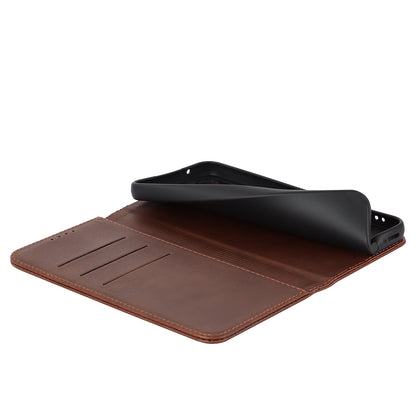 PU Leather Folio Flip Cover for Samsung Galaxy A54 5G Wallet Phone Case Calf Texture Shockproof Case