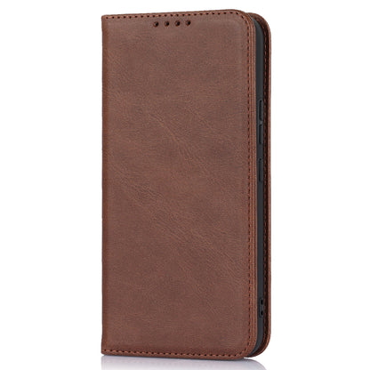 PU Leather Folio Flip Cover for Samsung Galaxy A54 5G Wallet Phone Case Calf Texture Shockproof Case