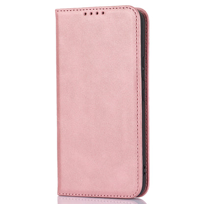 PU Leather Folio Flip Cover for Samsung Galaxy A54 5G Wallet Phone Case Calf Texture Shockproof Case