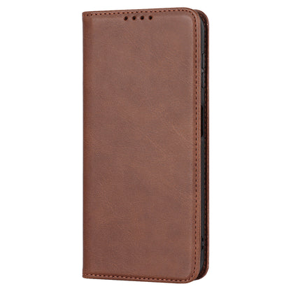 For Samsung Galaxy A14 5G PU Leather Phone Case Calf Texture Stand Wallet Flip Folio Cover