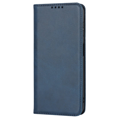 For Samsung Galaxy A14 5G PU Leather Phone Case Calf Texture Stand Wallet Flip Folio Cover