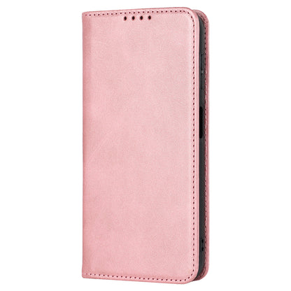 For Samsung Galaxy A14 5G PU Leather Phone Case Calf Texture Stand Wallet Flip Folio Cover