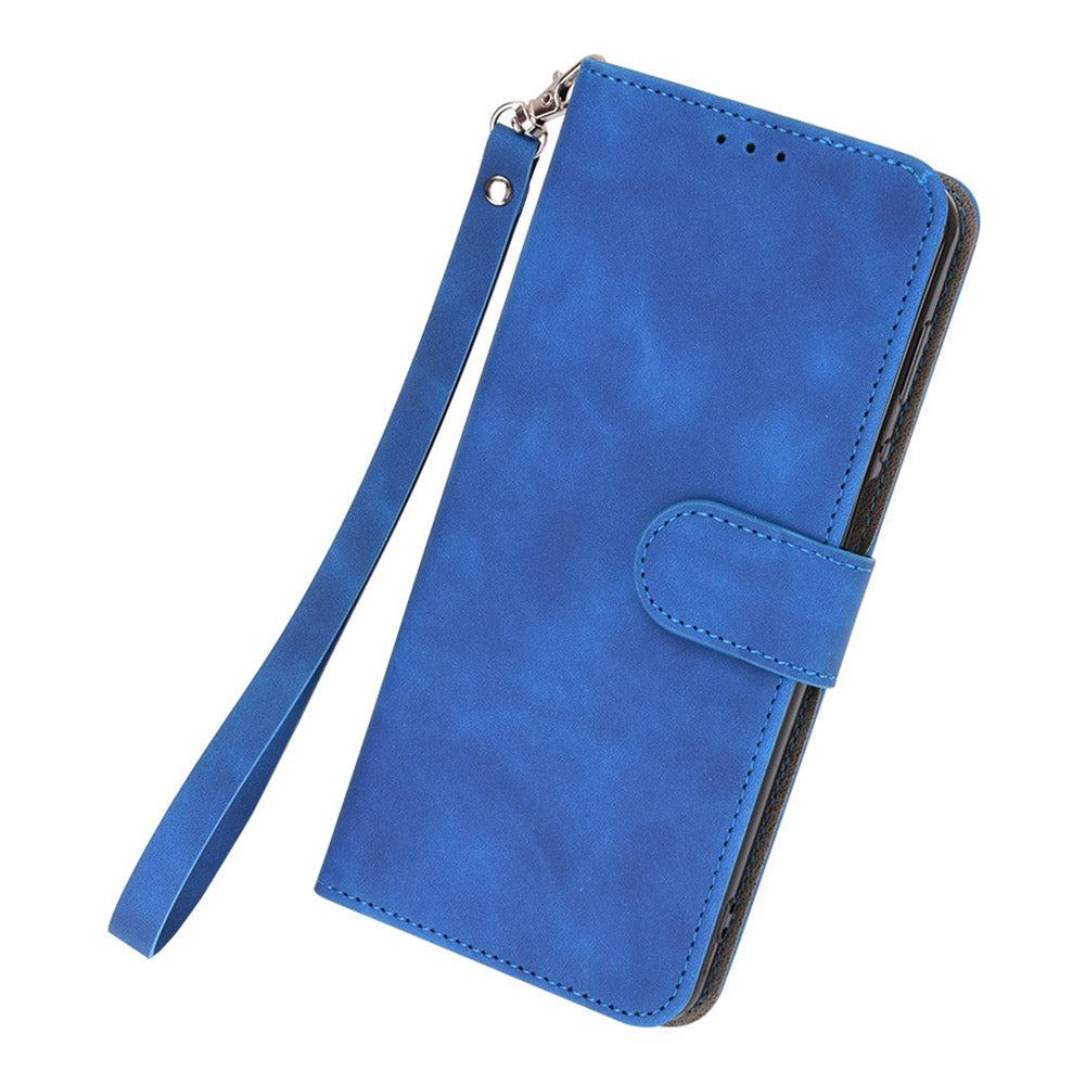 For Tecno Spark 10 Pro Skin-touch Leather Folio Case Wallet Stand Magnetic Protective Phone Cover