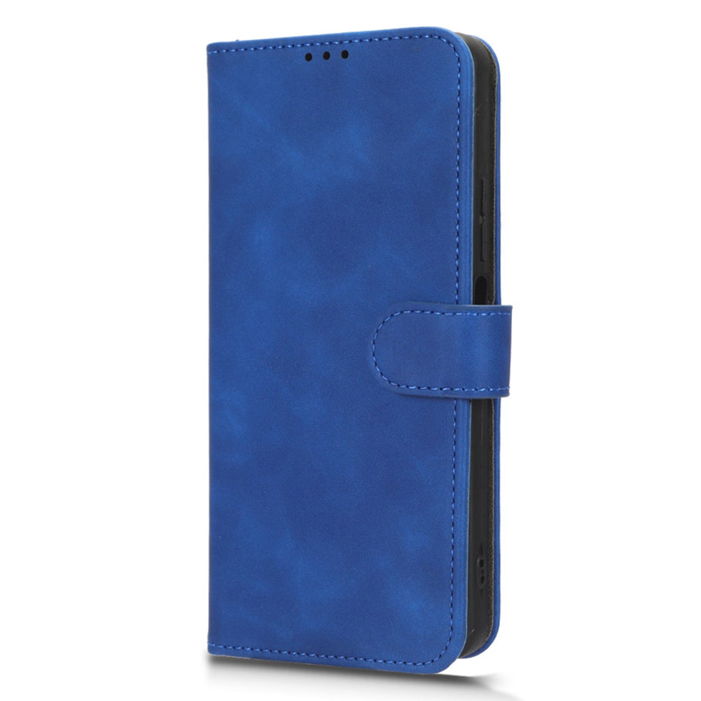For Tecno Spark 10 Pro Skin-touch Leather Folio Case Wallet Stand Magnetic Protective Phone Cover