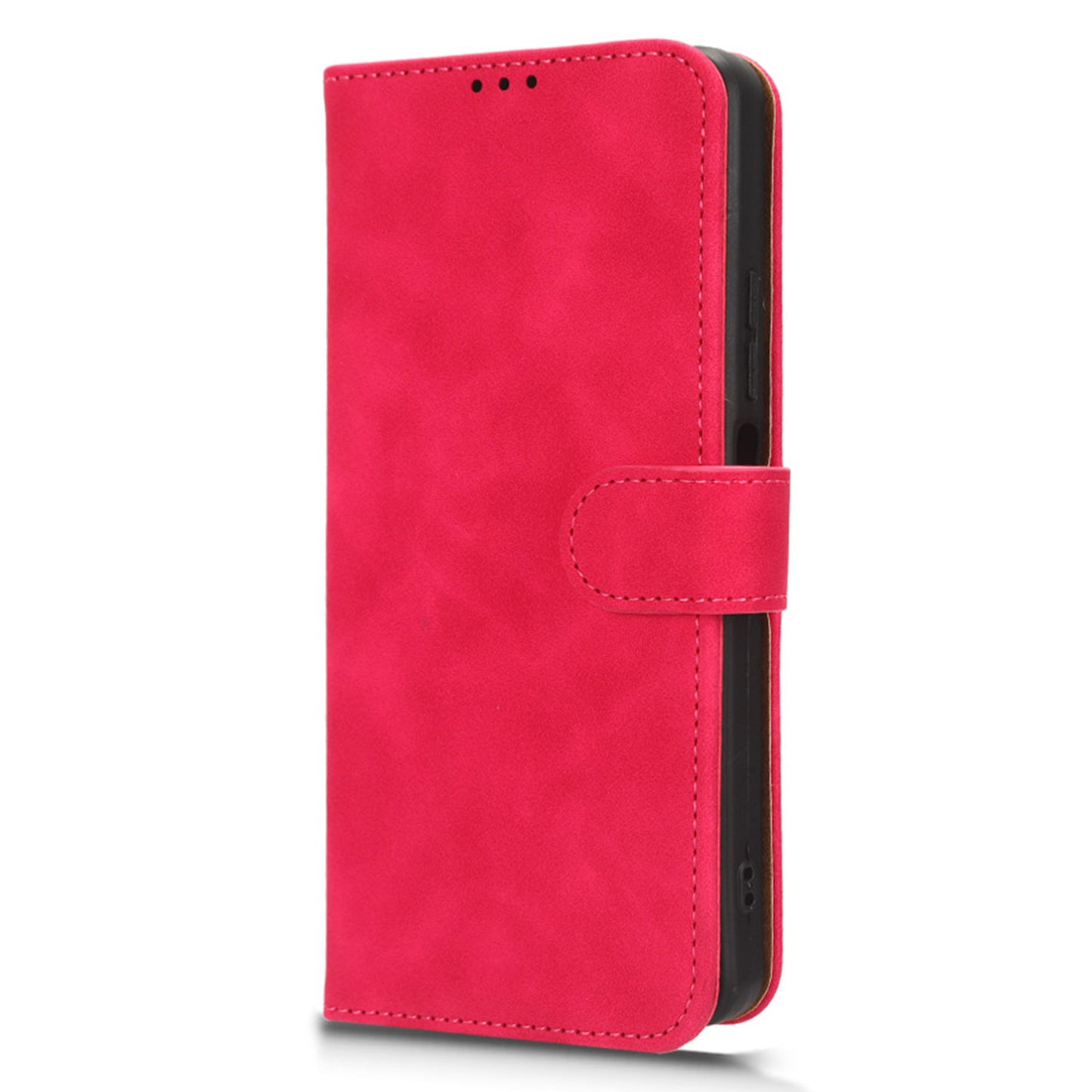 For Tecno Spark 10 Pro Skin-touch Leather Folio Case Wallet Stand Magnetic Protective Phone Cover