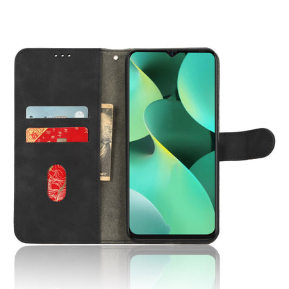 For Tecno Spark 10C 4G PU Leather Flip Cover Stand Skin-touch Wallet Phone Case