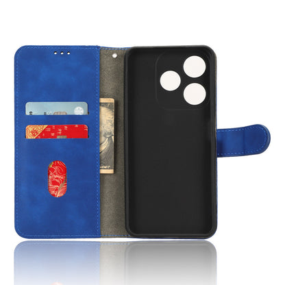 For Tecno Spark 10C 4G PU Leather Flip Cover Stand Skin-touch Wallet Phone Case