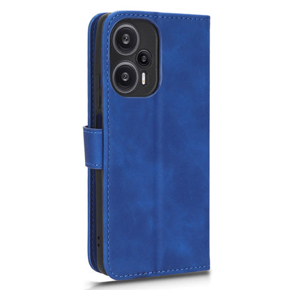 For Xiaomi Redmi Note 12 Turbo / Poco F5 5G PU Leather Flip Phone Case with Wallet Skin-touch Stand Cover