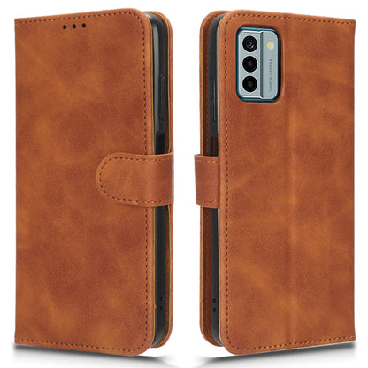 Wallet Case for Nokia G22 Skin-touch PU Leather Stand Magnetic Phone Cover