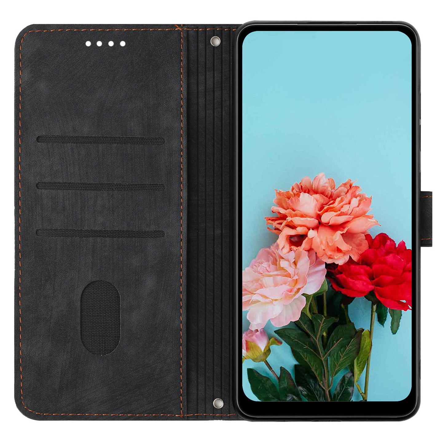 For Infinix Note 12 5G / Note 12 Pro 5G PU Leather Phone Case Lines Imprinted Stand Flip Wallet Cover