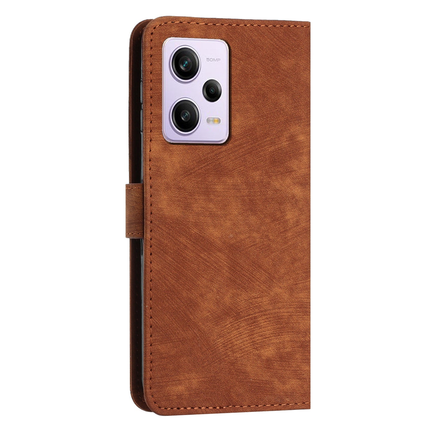 For Xiaomi Redmi Note 12 Pro+ 5G / Note 12 Explorer 5G Wallet Phone Case Lines Imprinted Leather Stand Protective Flip Cover