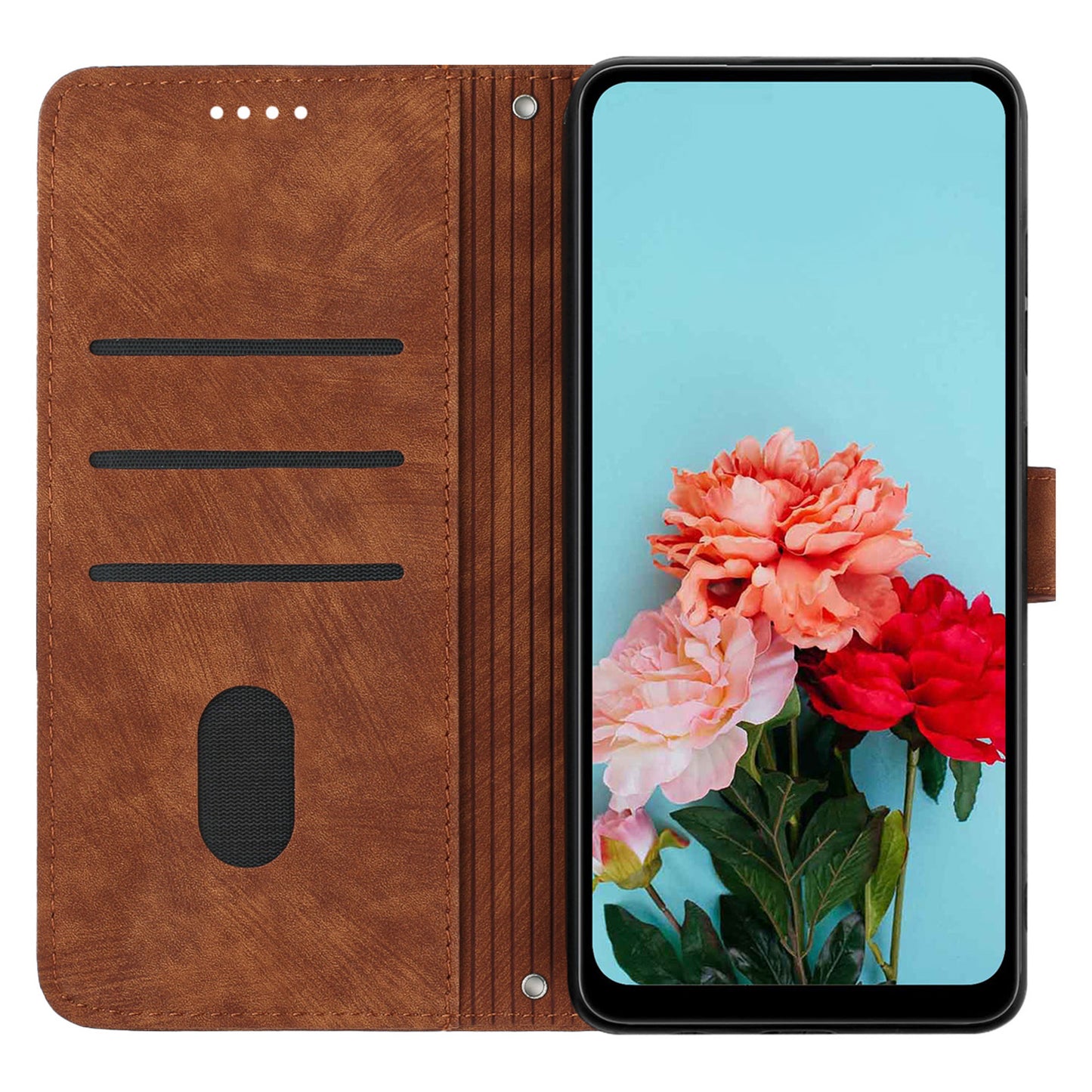 For Xiaomi Redmi Note 12 Pro+ 5G / Note 12 Explorer 5G Wallet Phone Case Lines Imprinted Leather Stand Protective Flip Cover