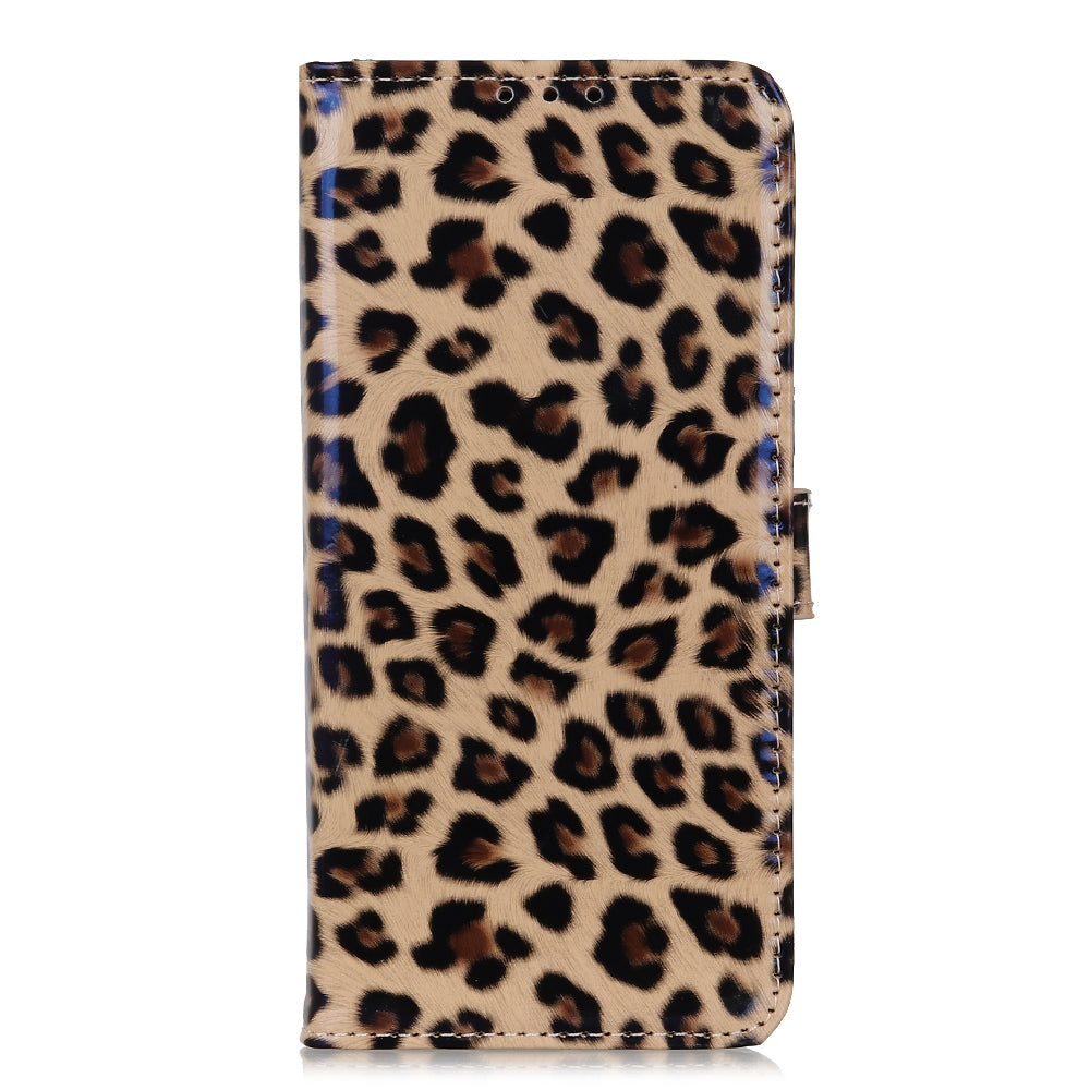 For Xiaomi Redmi Note 12 Turbo / Poco F5 5G PU Leather Phone Case Leopard Pattern Folio Stand Wallet Protective Cover