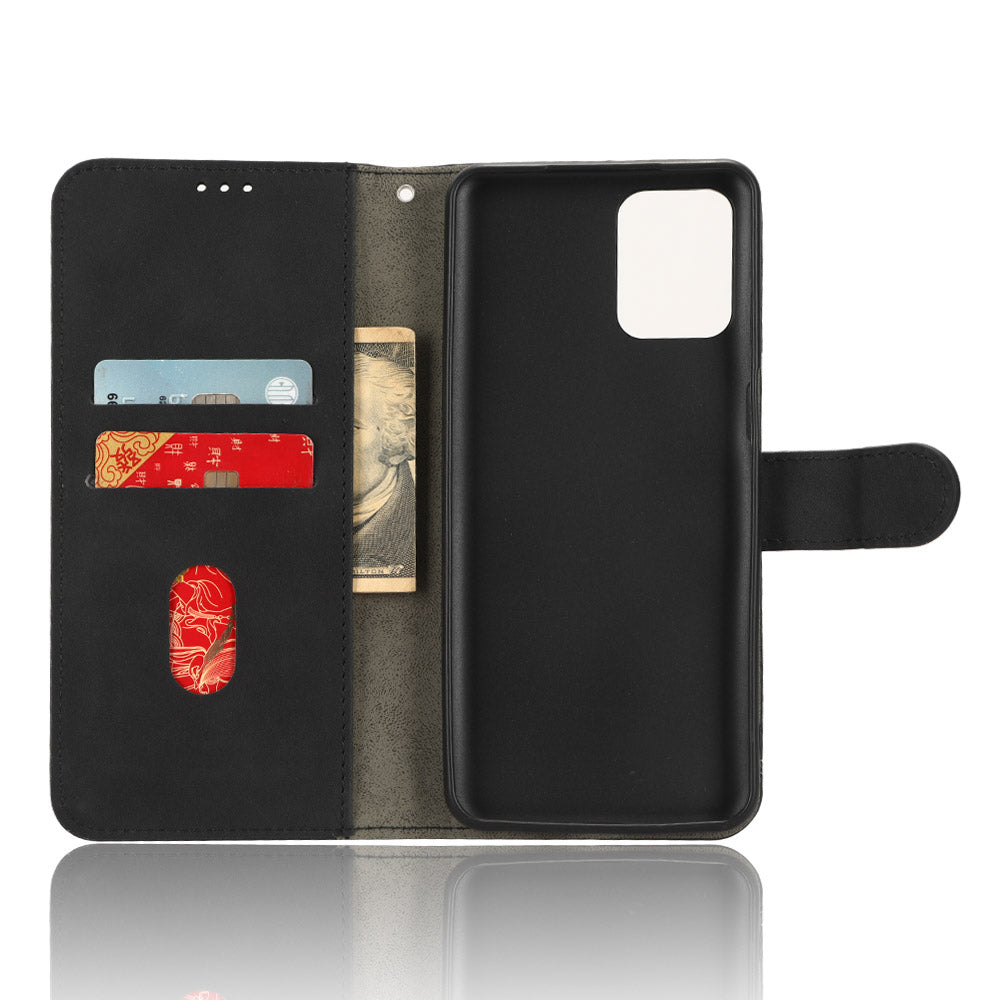 For Motorola Moto G Power 5G PU Leather Flip Phone Case Skin-touch Folio Wallet Cover Stand