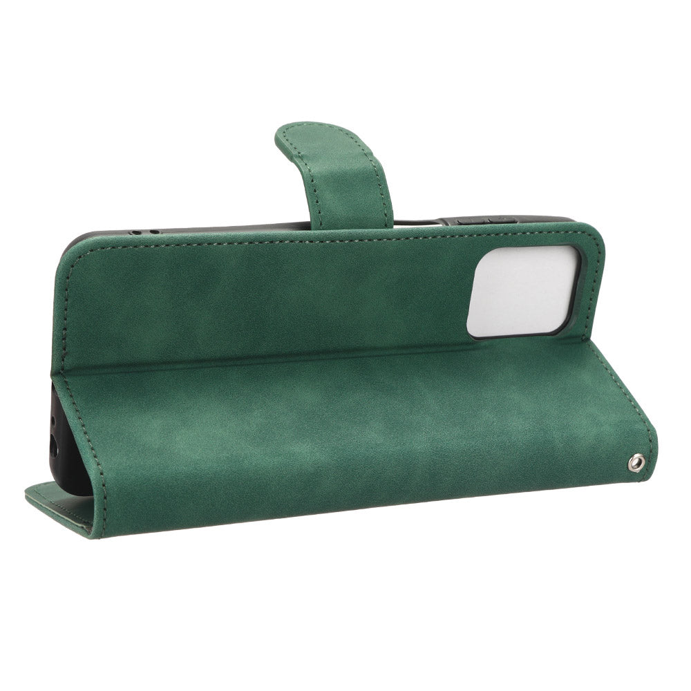 For Motorola Moto G Power 5G PU Leather Flip Phone Case Skin-touch Folio Wallet Cover Stand