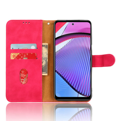 For Motorola Moto G Power 5G PU Leather Flip Phone Case Skin-touch Folio Wallet Cover Stand