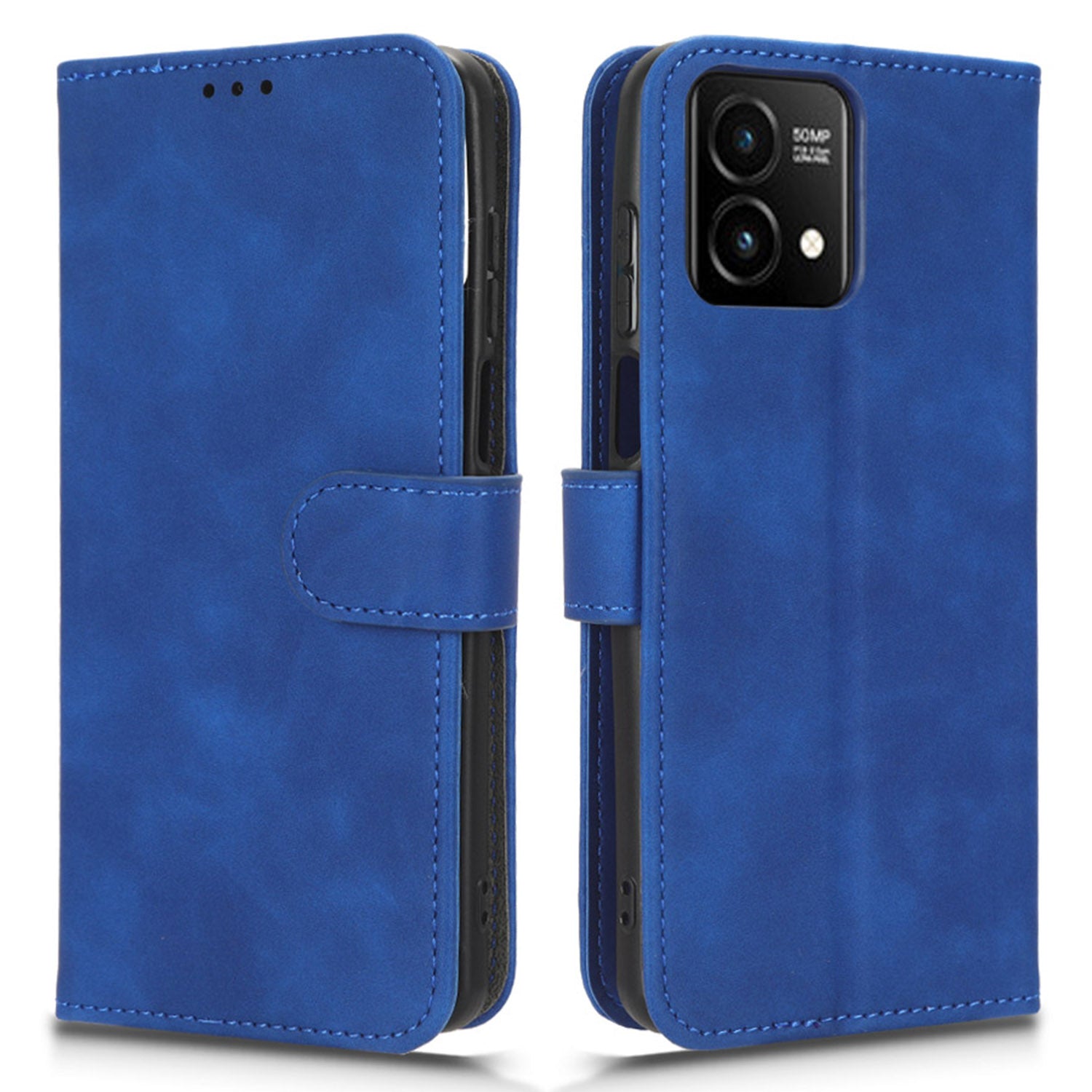 For Motorola Moto G Stylus 5G (2023) PU Leather Stand Protective Case Skin-touch Wallet Flip Phone Cover