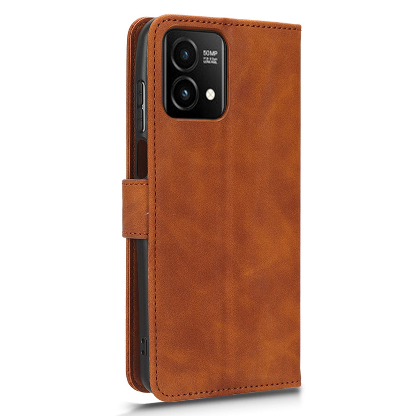 For Motorola Moto G Stylus 5G (2023) PU Leather Stand Protective Case Skin-touch Wallet Flip Phone Cover