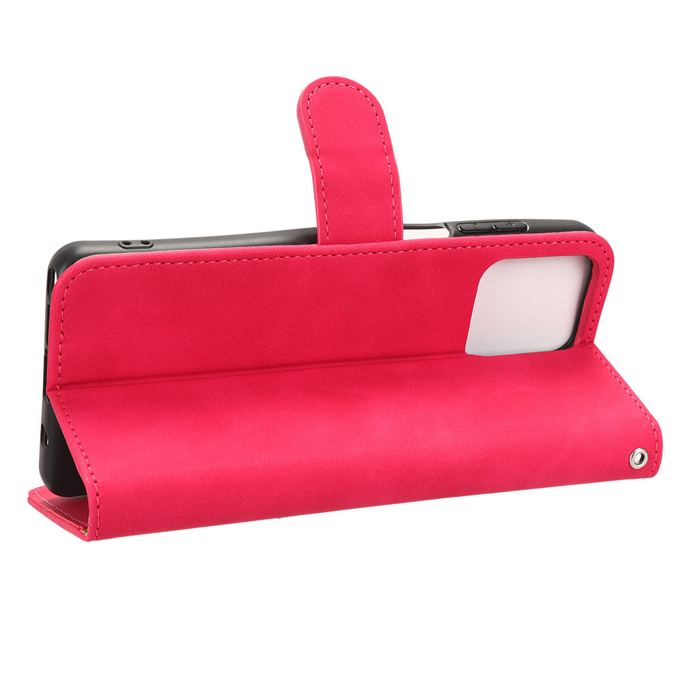 For Motorola Moto G Stylus 5G (2023) PU Leather Stand Protective Case Skin-touch Wallet Flip Phone Cover