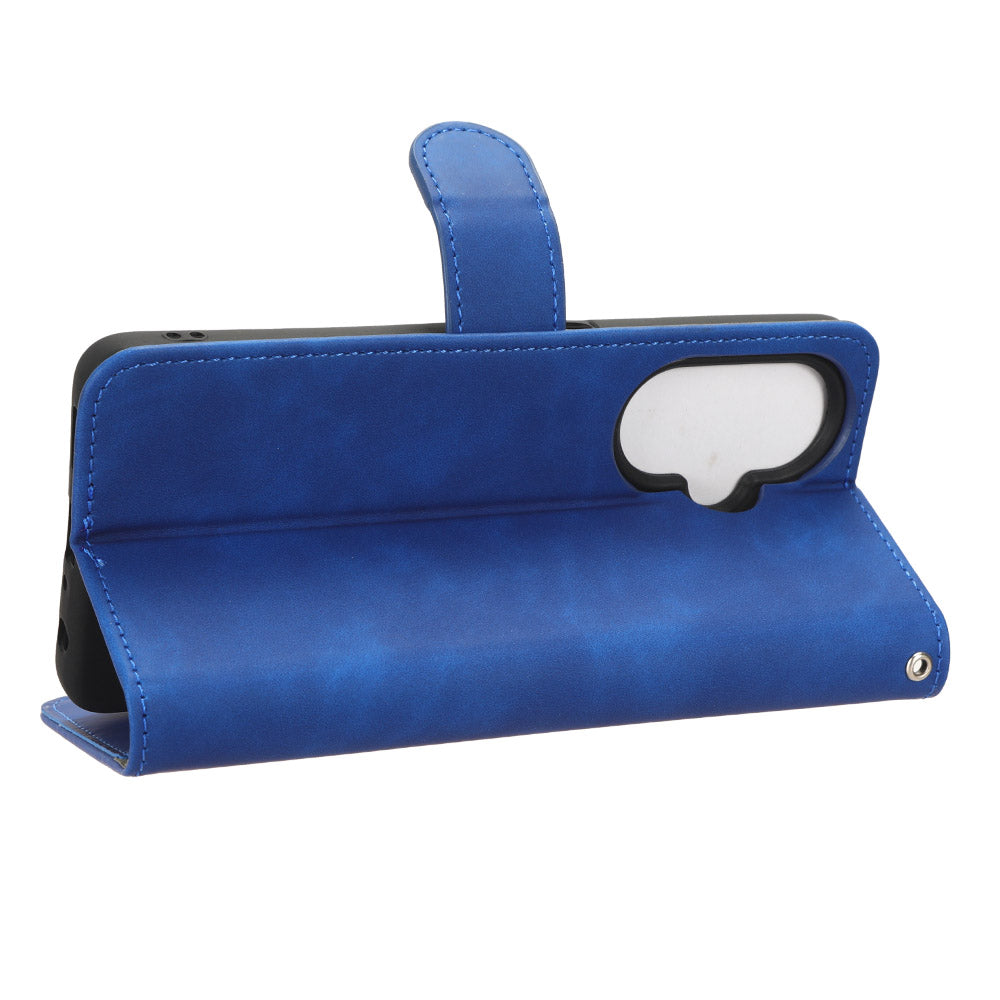 Phone Wallet Case for OnePlus Nord CE 3 Lite 5G / Nord N30 5G , PU Leather Skin-touch Protective Stand Phone Cover