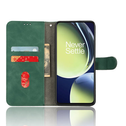 Phone Wallet Case for OnePlus Nord CE 3 Lite 5G / Nord N30 5G , PU Leather Skin-touch Protective Stand Phone Cover