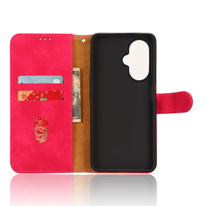 Phone Wallet Case for OnePlus Nord CE 3 Lite 5G / Nord N30 5G , PU Leather Skin-touch Protective Stand Phone Cover