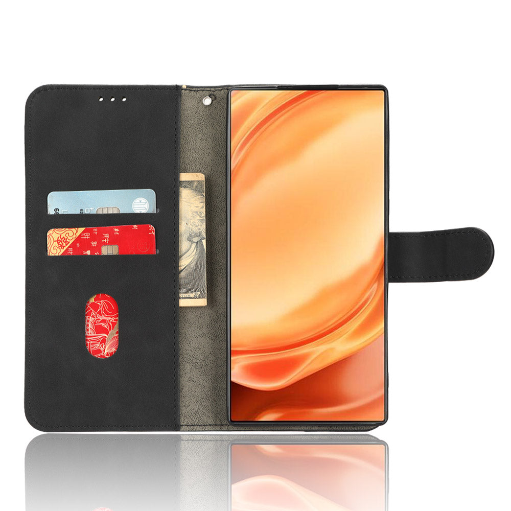For ZTE nubia Z50 Ultra Wallet PU Leather Case Skin-touch Protective Phone Cover with Stand