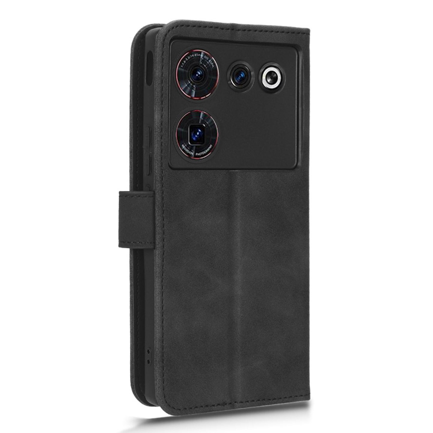 For ZTE nubia Z50 Ultra Wallet PU Leather Case Skin-touch Protective Phone Cover with Stand