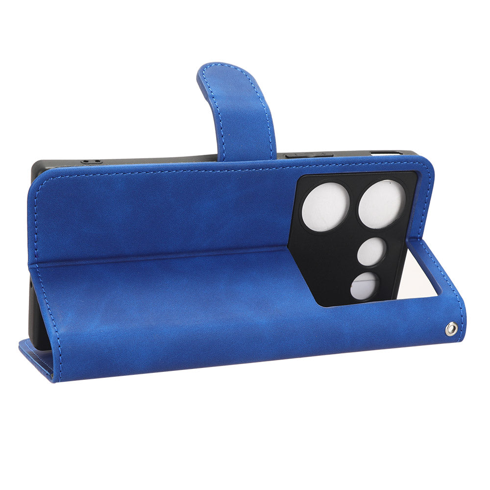 For ZTE nubia Z50 Ultra Wallet PU Leather Case Skin-touch Protective Phone Cover with Stand