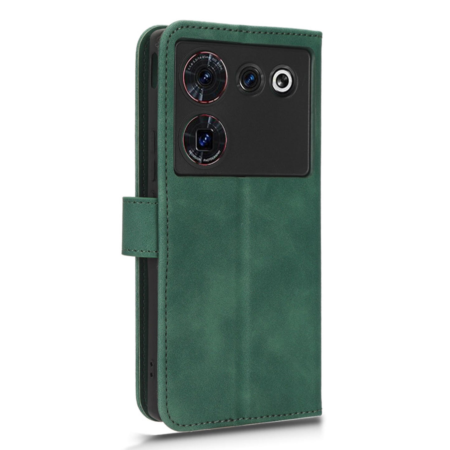 For ZTE nubia Z50 Ultra Wallet PU Leather Case Skin-touch Protective Phone Cover with Stand